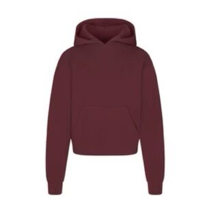 Skins Classic Fleece Hoodie - Burgundy size small